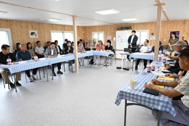 의정부시, 도심 숲에서 시민과 소통하다…자일산림욕장 '현장 티타임'