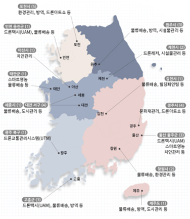 규제부담 없이 드론비행 시험…드론특별자유화구역 2차 공모