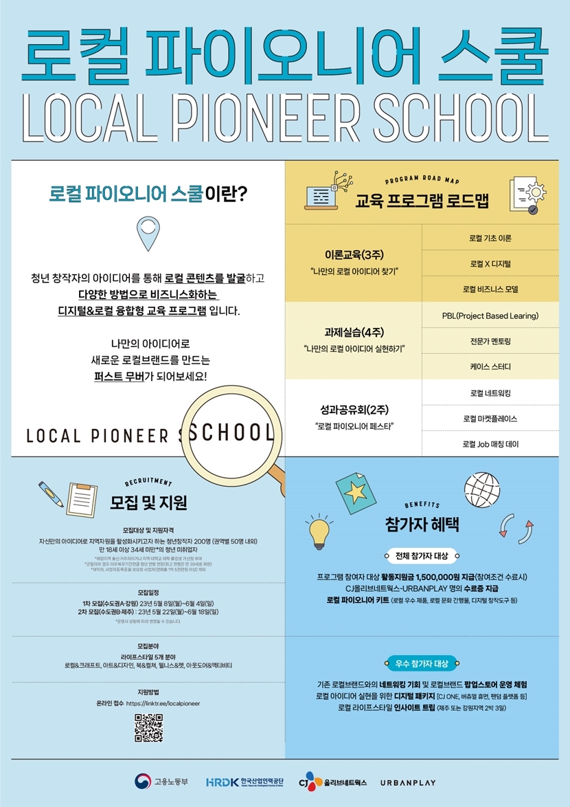 CJ올리브네트웍스, 지역 청년 창작자 육성 프로그램 ‘로컬 파이오니어 스쿨’ 추진